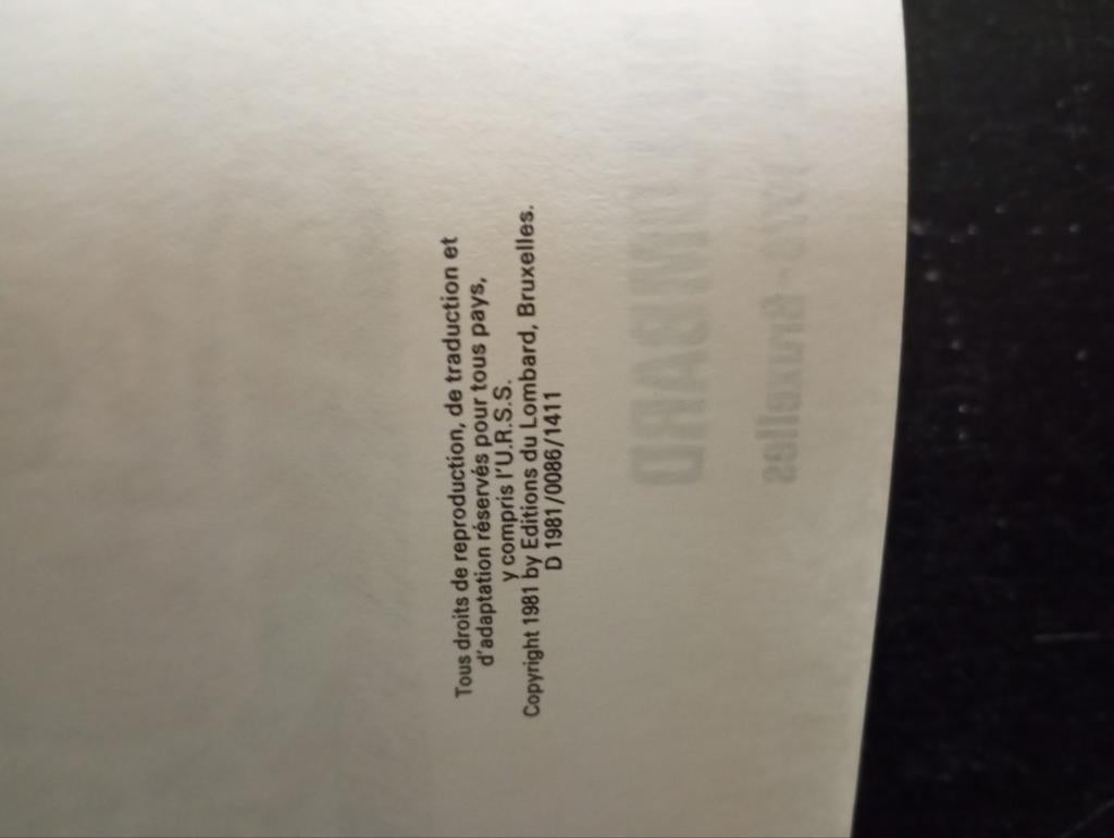 M. Magellan tome 3. Éditions Lombard, Enlèvement ou Envoi