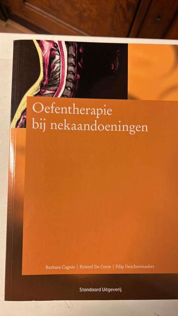 B. Cagnie - Oefentherapie bij nekaandoeningen, Boeken, Ophalen, B. Cagnie; K. De Corte; F. Descheemaeker
