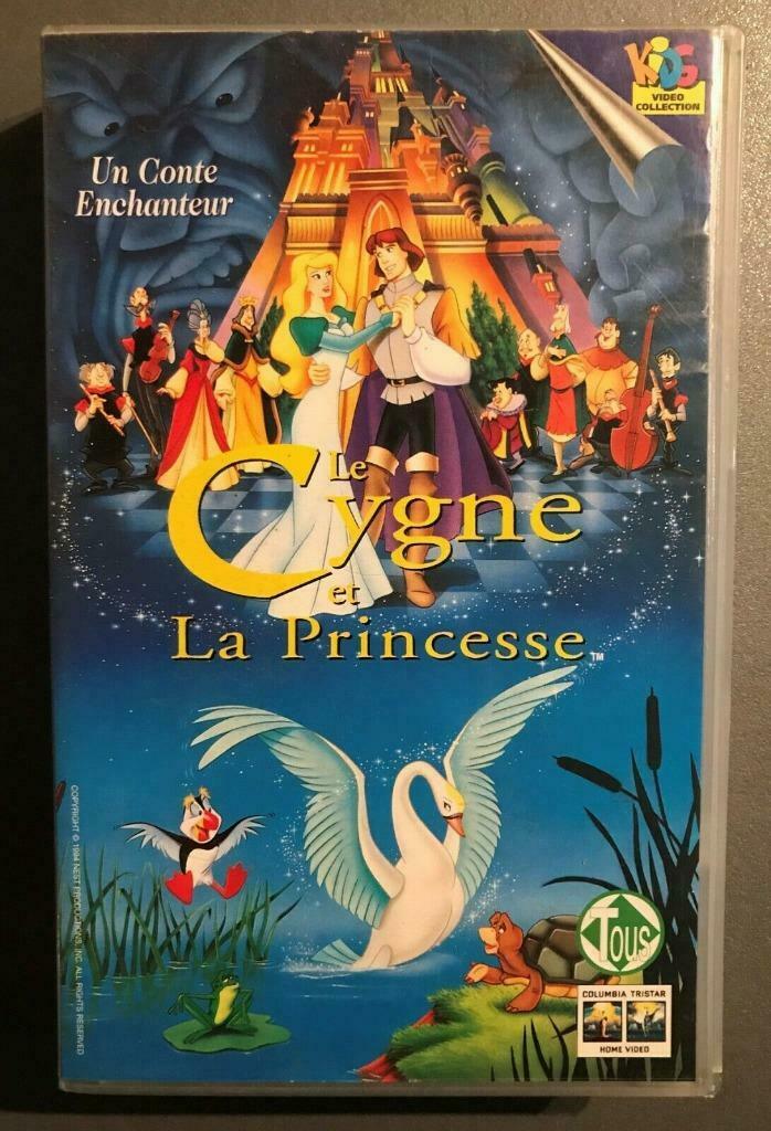 VHS Le cygne et la princesse -, Enlèvement ou Envoi, Dessin animé, Tous les âges, Utilisé