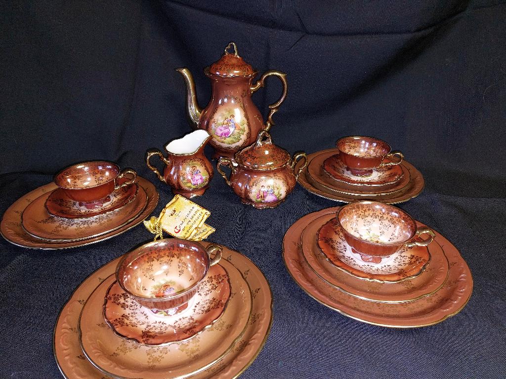 SUPERBE SERVICE ANCIEN BAVARIA DECOR CAPODIMONTE, Enlèvement ou Envoi