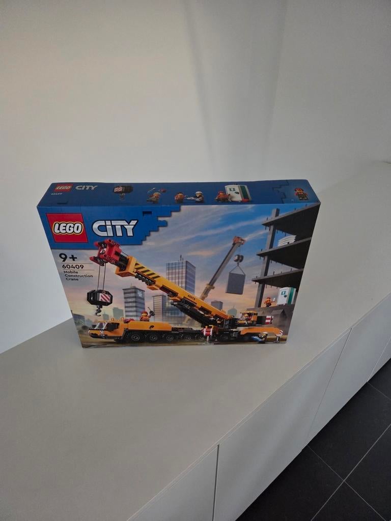 Lego city 60409 gele mobiele kraan, Ophalen of Verzenden, Nieuw, Lego