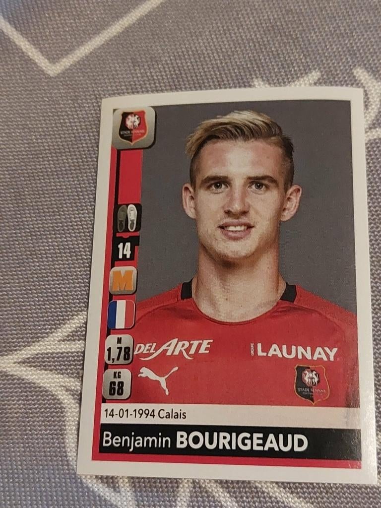 Panini / Sticker / Benjamin Bourigeaud/Stade Rennais, Collections, Envoi, Neuf, Affiche, Image ou Autocollant