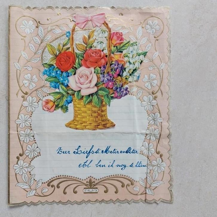 Oude Nieuwjaarsbrief 1952, Ophalen of Verzenden, Zo goed als nieuw