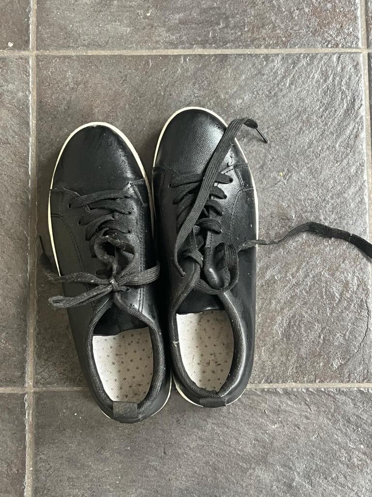 Herenschoenen maat 43, Kleding | Heren, Schoenen, Ophalen, Zwart, Zo goed als nieuw, Veterschoenen