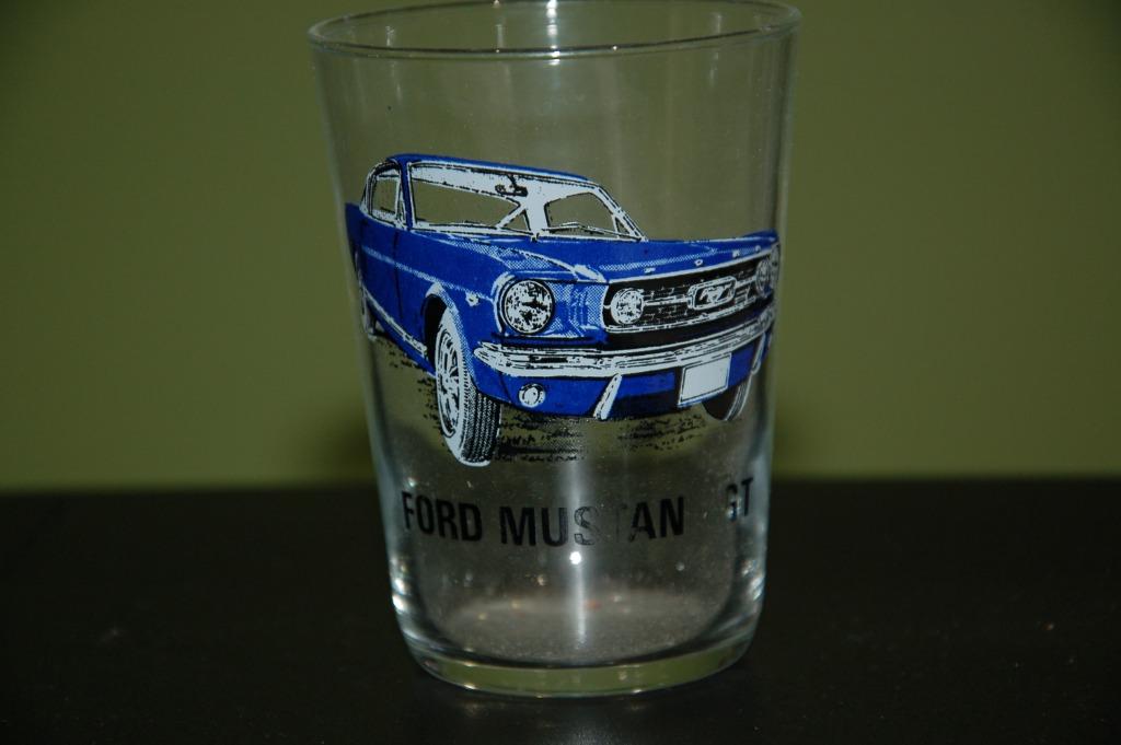 Limonadeglas Ford Mustang GT, Ophalen of Verzenden, Gebruikt, Glas of Glazen, Overige merken