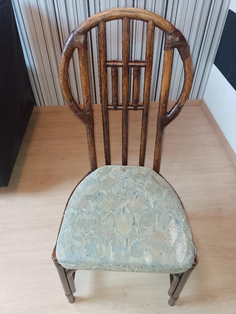 Rotan stoelen, Huis en Inrichting, Stoelen, Ophalen, Gebruikt, Bruin, Rotan / bamboe