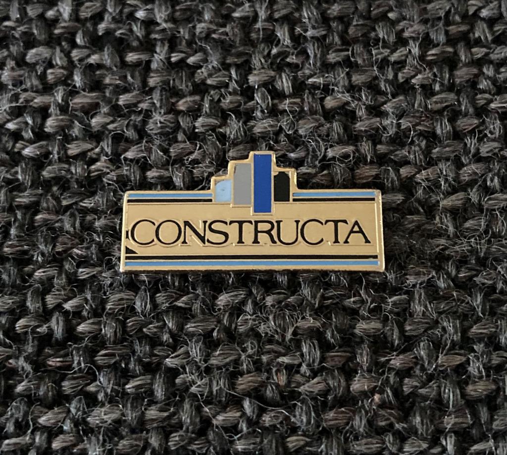 PIN - CONSTRUCTA, Envoi, Utilisé, Autres sujets/thèmes, Insigne ou Pin's