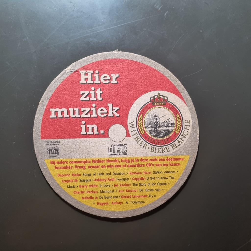 Sous Bock Witbier - Bière Blanche (modèle 4), Enlèvement ou Envoi, Utilisé, Sous-bock, Autres marques