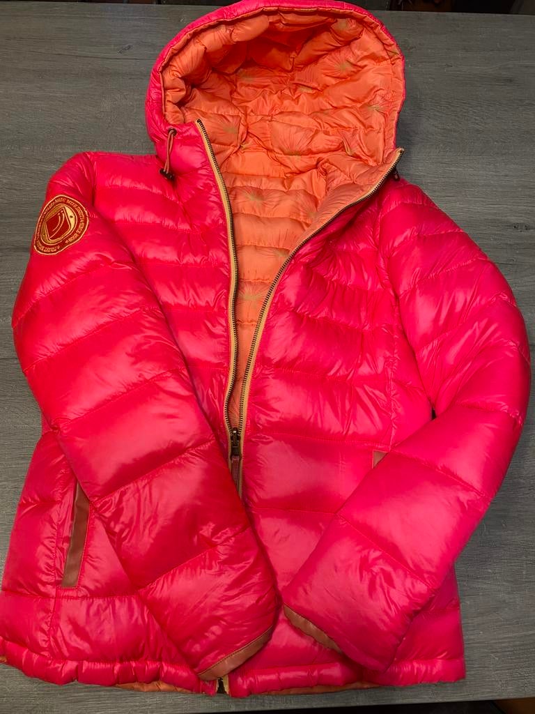 Manteau femme reversible soit rose soit orange J&Joy tailleL, Taille 42/44 (L), J&Joy, Enlèvement ou Envoi, Rose