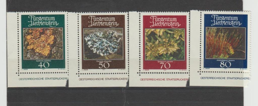 Liechtenstein 1981 Flora - Mossen en varens - hoekstuk **, Verzenden, Overige landen, Postfris