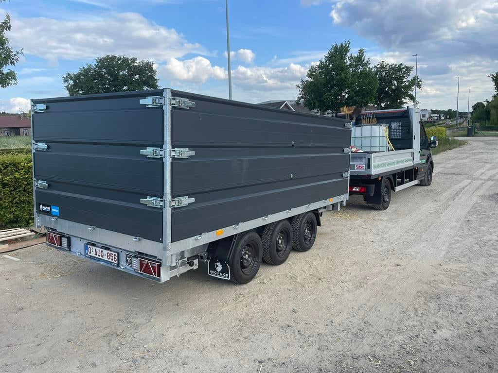 Hapert 3500kg kipper aanhangwagen te koop, Auto diversen, Aanhangers en Bagagewagens, Ophalen