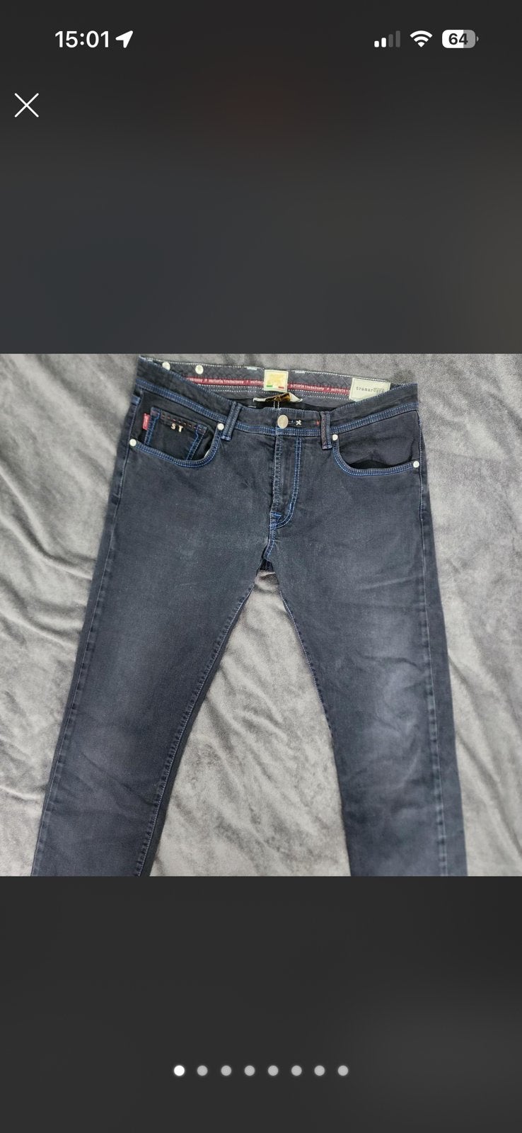 Jean luxe homme Tramaross (FR 46) Fabriqué en Italie, Vêtements | Hommes, Jeans, Envoi, Comme neuf, Gris, W33 - W34 (confection 48/50)