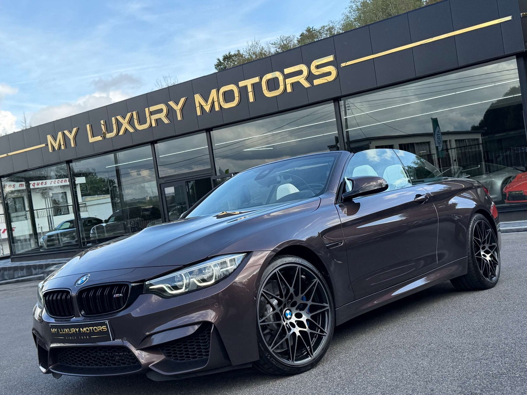 BMW M4 CABRIO | 3.0 COMPETITION 450 CV INDIVIDUAL | CUIR MER, Auto's, Automaat, 4 zetels, Gebruikt, Euro 6