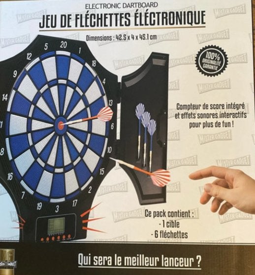 Jeux de fléchette électronique, Sport en Fitness, Darts, Verzenden, Zo goed als nieuw, Elektronisch