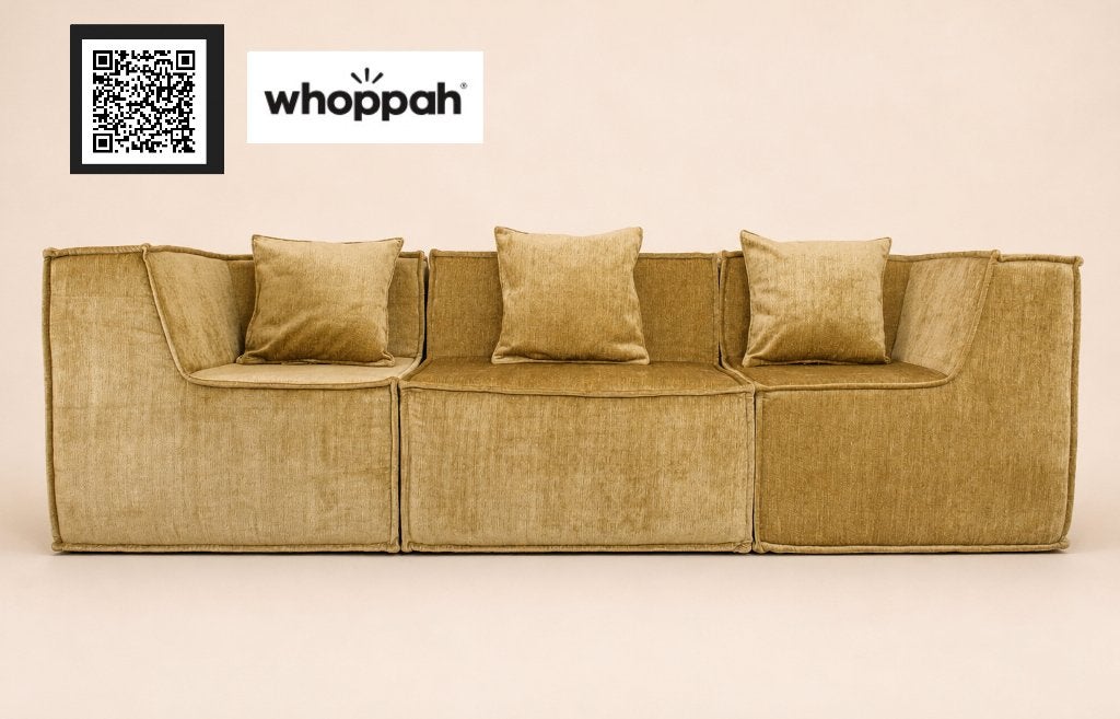 Nieuw, Sofa modulair zetelsysteem uitbreidbaar Mid century, Mid century, Nieuw, 75 tot 100 cm, Ophalen of Verzenden