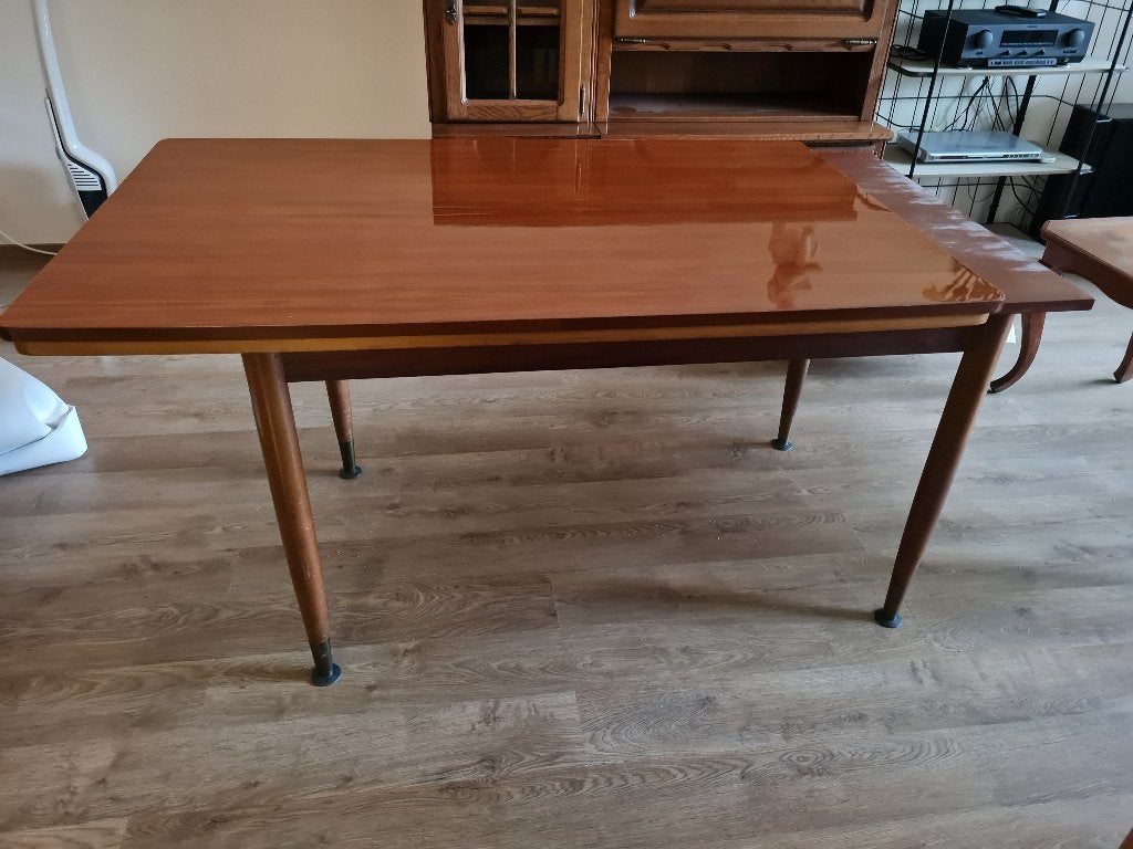 Vintage uitschuifbare eettafel, Antiek en Kunst, Ophalen