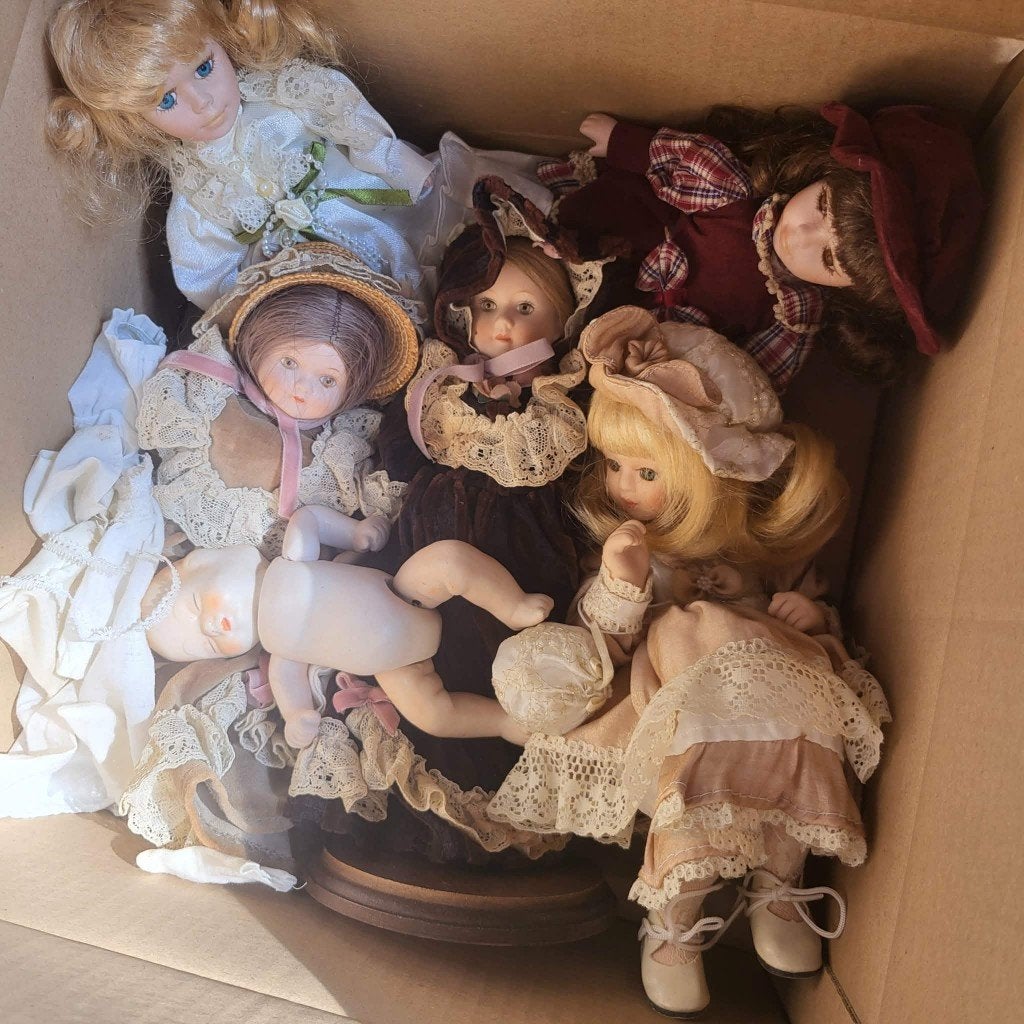 porseleinen poppen, Verzamelen, Poppen, Ophalen of Verzenden, Zo goed als nieuw, Pop