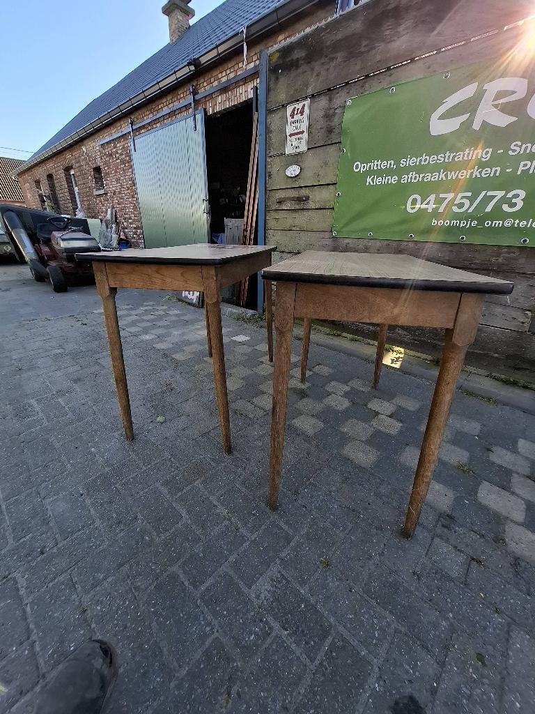 Cafe tafels, Huis en Inrichting, Ophalen, Gebruikt, 100 tot 150 cm, 50 tot 100 cm