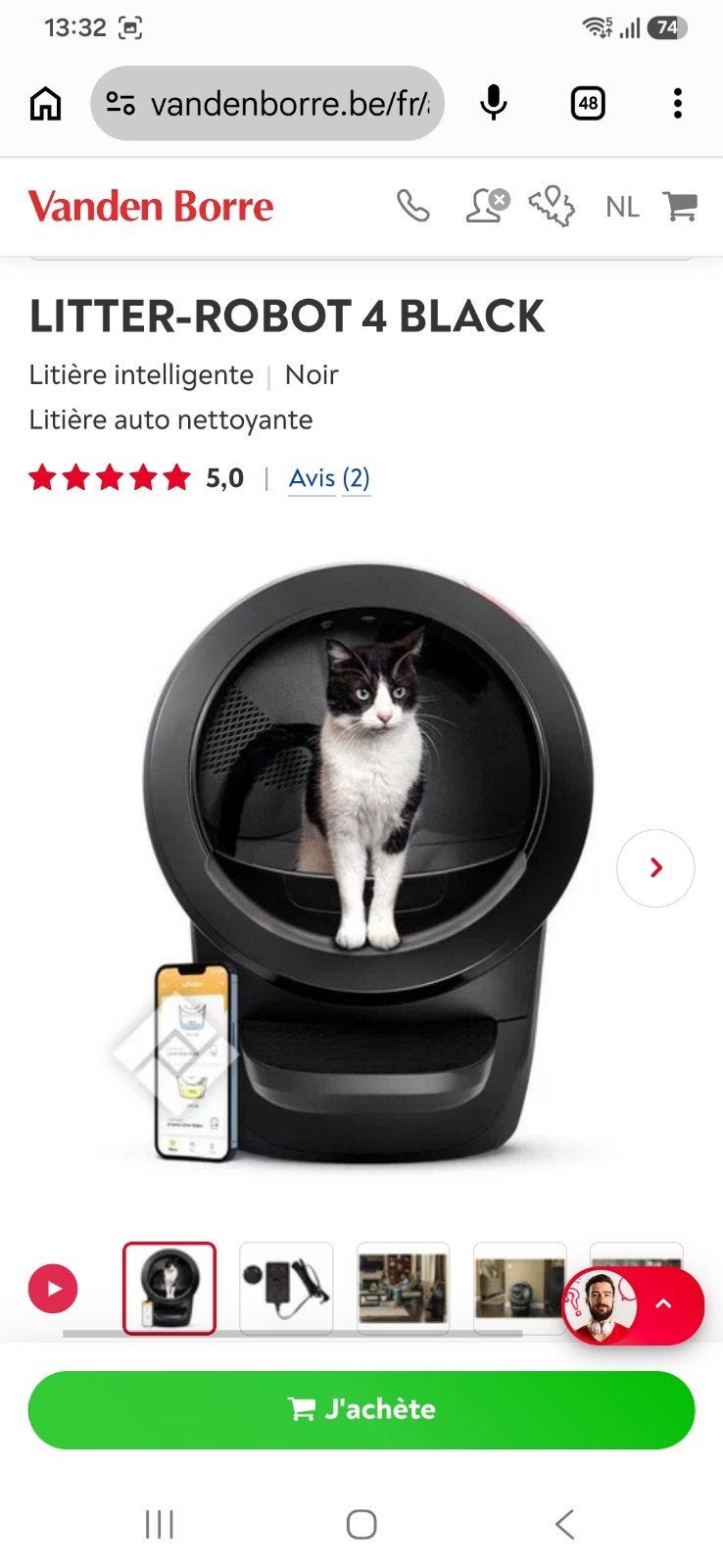 robot litière pour chat Neuf, Animaux & Accessoires, Enlèvement, Ouvert