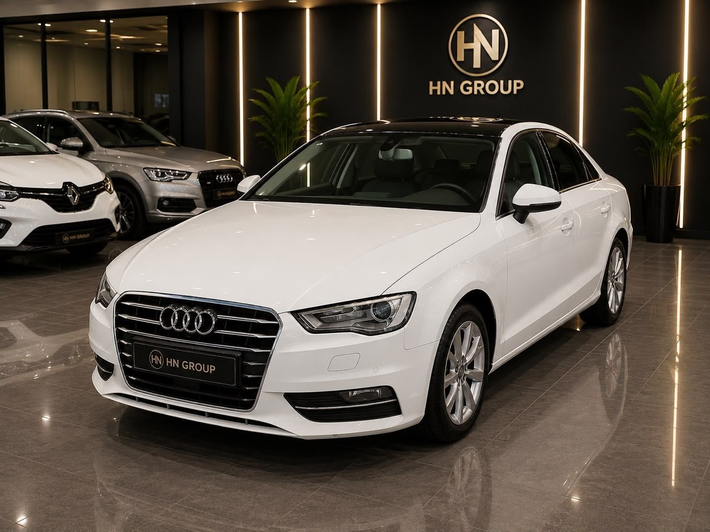Audi A3, Auto's, Automaat, Wit, Start-stop-systeem, Te koop