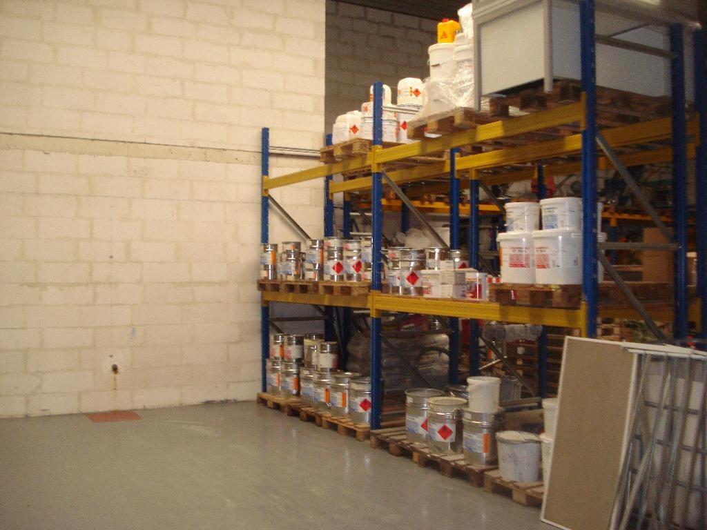 Étagères d'entrepôt / à palettes Planches incrustées !, Articles professionnels, Aménagement de Bureau & Magasin | Entrepôt, Rayonnage & Stockage