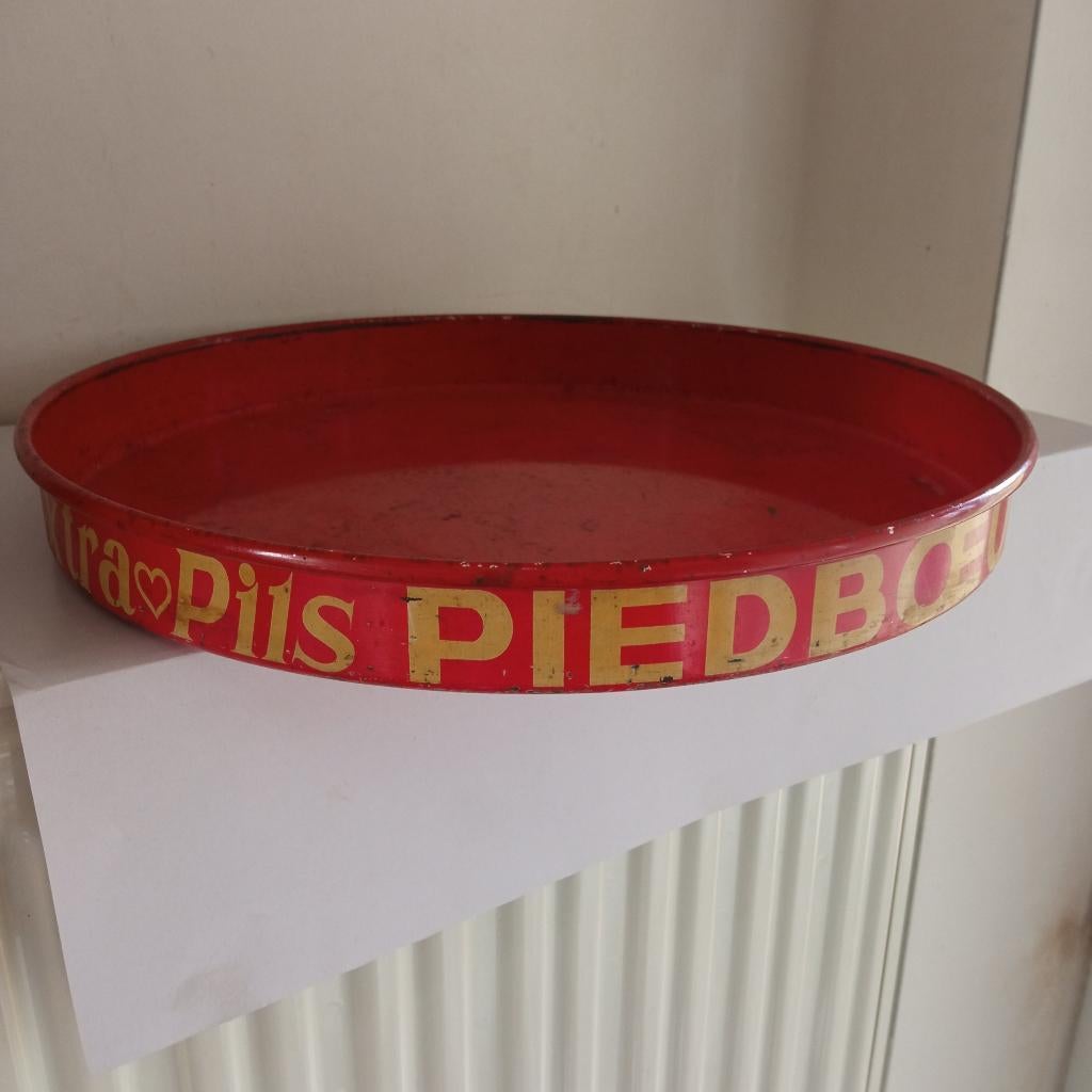 PIED DE BOEUF metalen dienblad, Verzamelen, Ophalen of Verzenden, Gebruikt, Reclamebord, Plaat of Schild, Jupiler