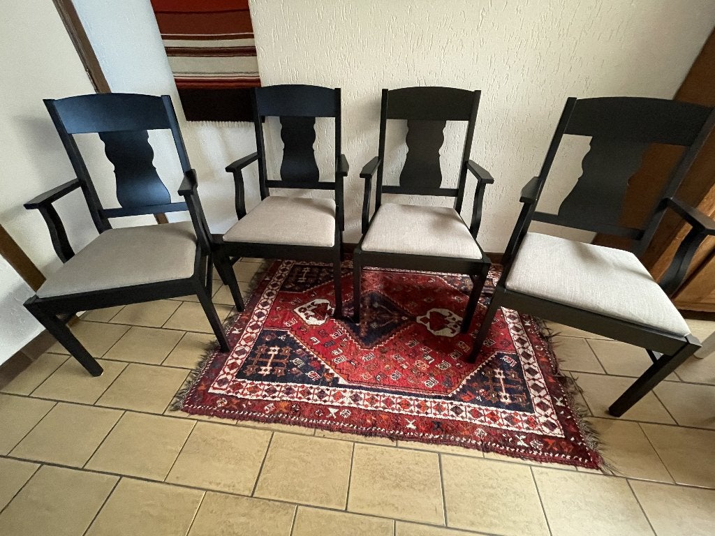 chaises de salle à manger, Maison & Meubles, Chaises, Scandinavisch, Enlèvement, Utilisé, Tissus