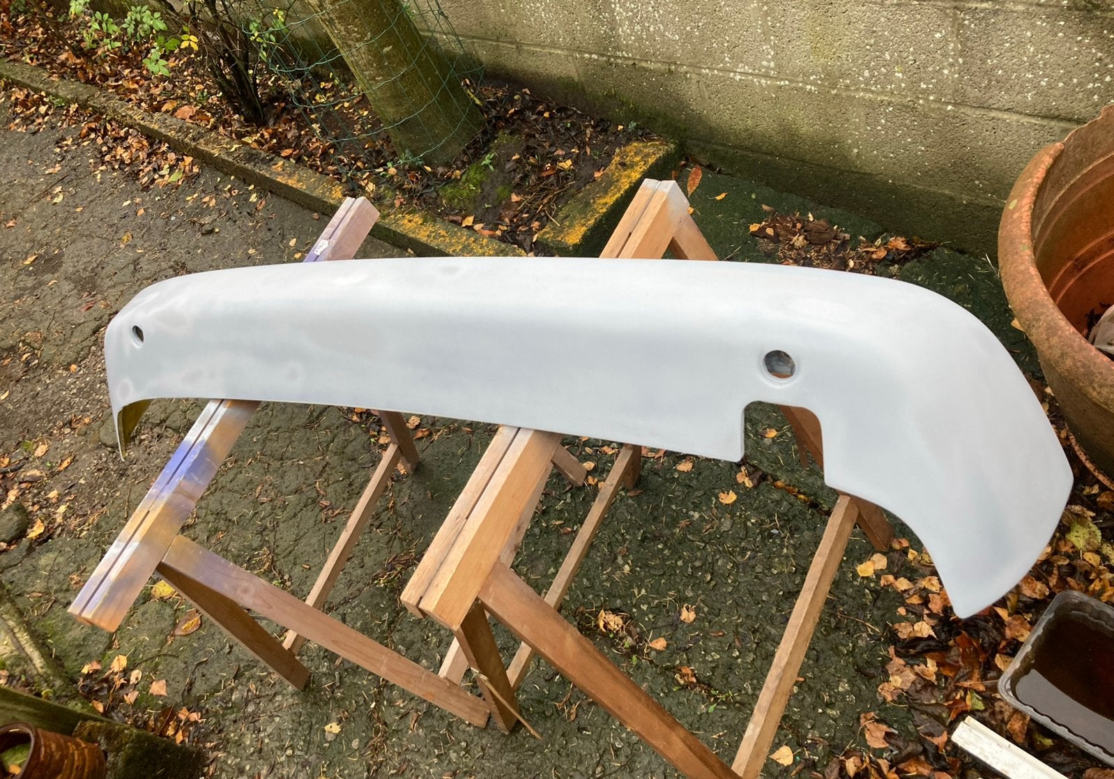Pare choc arrière Porsche 924/944 (prêt à peindre), Enlèvement ou Envoi, Arrière, Porsche