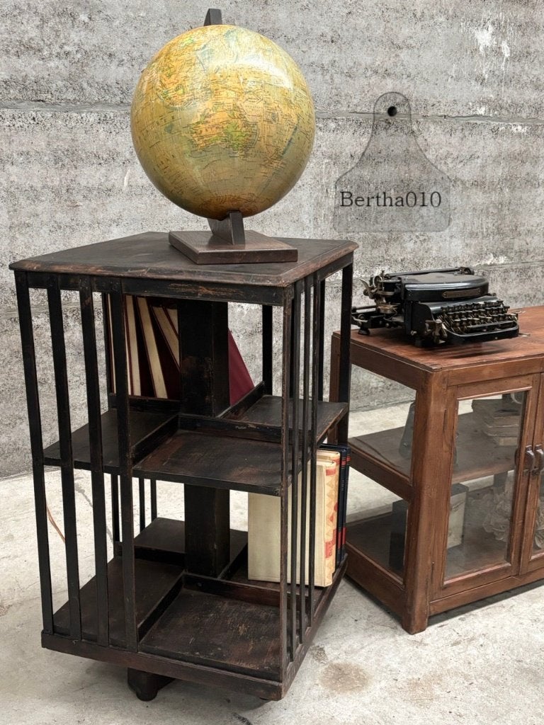 Karakteristieke antieke boekenmolen ca 1900 in topstaat, 50 tot 100 cm, Zo goed als nieuw, Minder dan 100 cm, Overige houtsoorten
