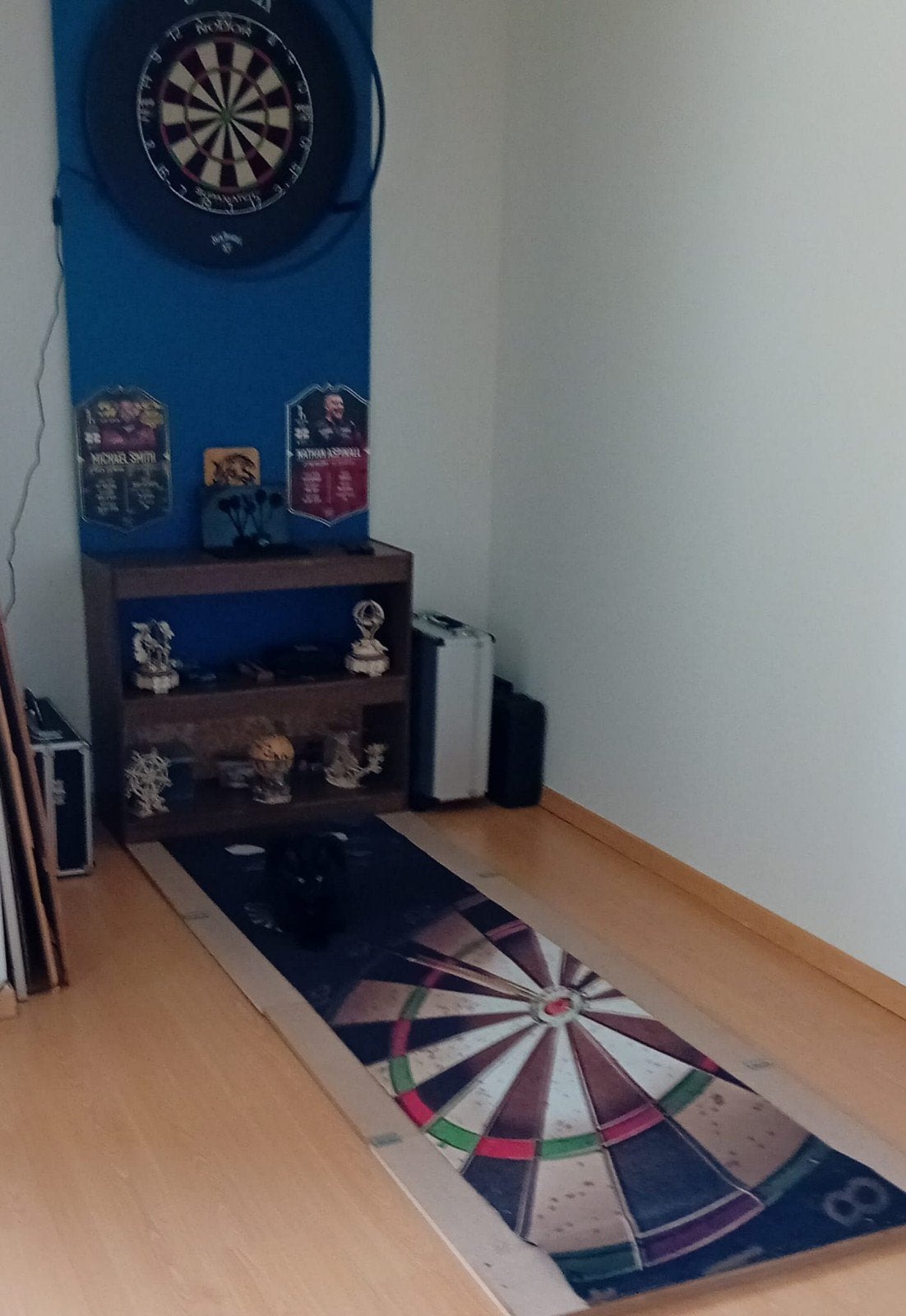 complete dartsbaan te koop zo goed als nieuw, Ophalen