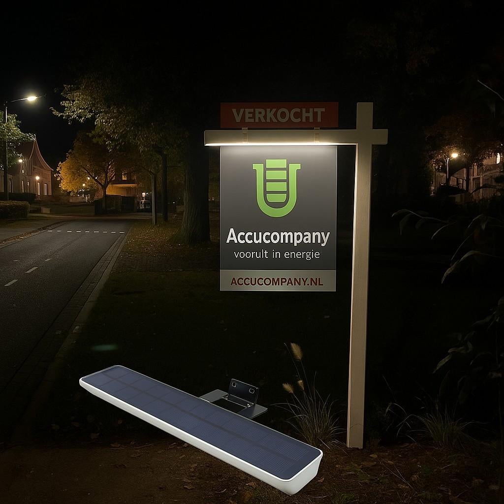 Reclamebord verlichting set solar LED set, automatisch aan, Enlèvement ou Envoi, Neuf