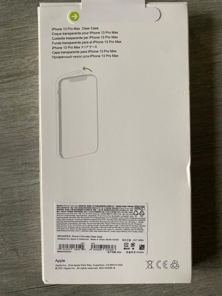 Ongeopende Iphone 13 ProMax clear case en Magsafe, Telecommunicatie, Mobiele telefoons | Hoesjes en Screenprotectors | Apple iPhone