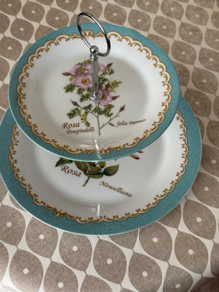 Vintage porseleneine etagère, Ophalen