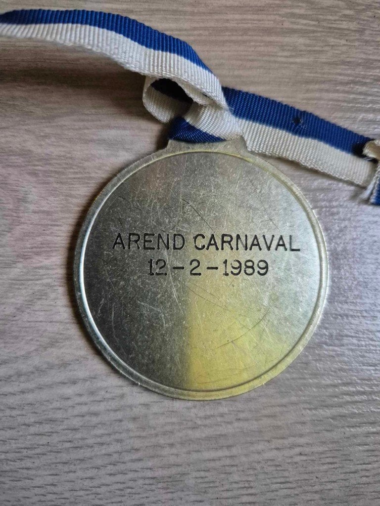 Carnaval medaille Arend carnaval 1989, Ophalen of Verzenden