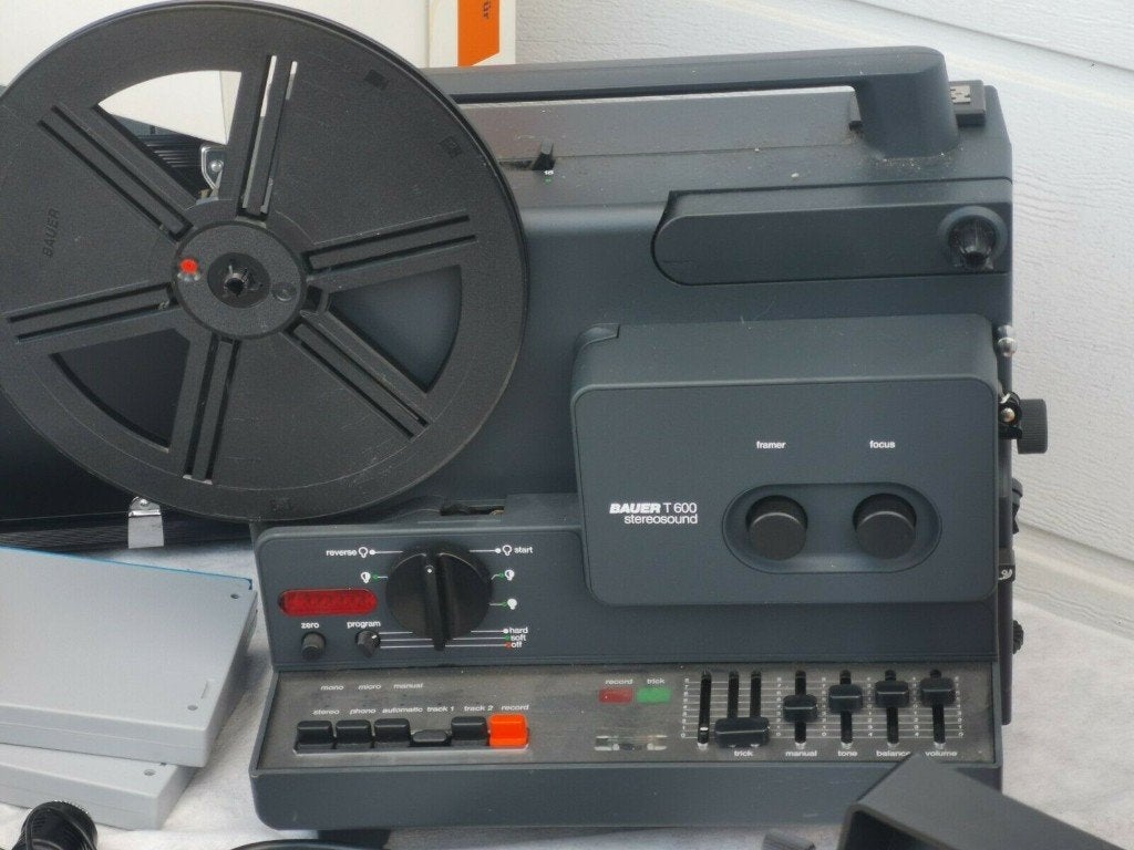 Bauer T600 super 8 projector stereo, Ophalen, 1980 tot heden, Projector