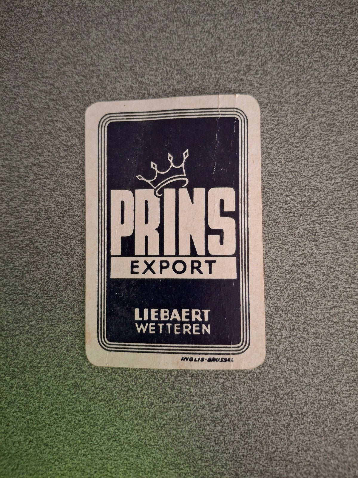 Vooroorlogse speelkaart liebaert wetteren, Collections, Enlèvement ou Envoi