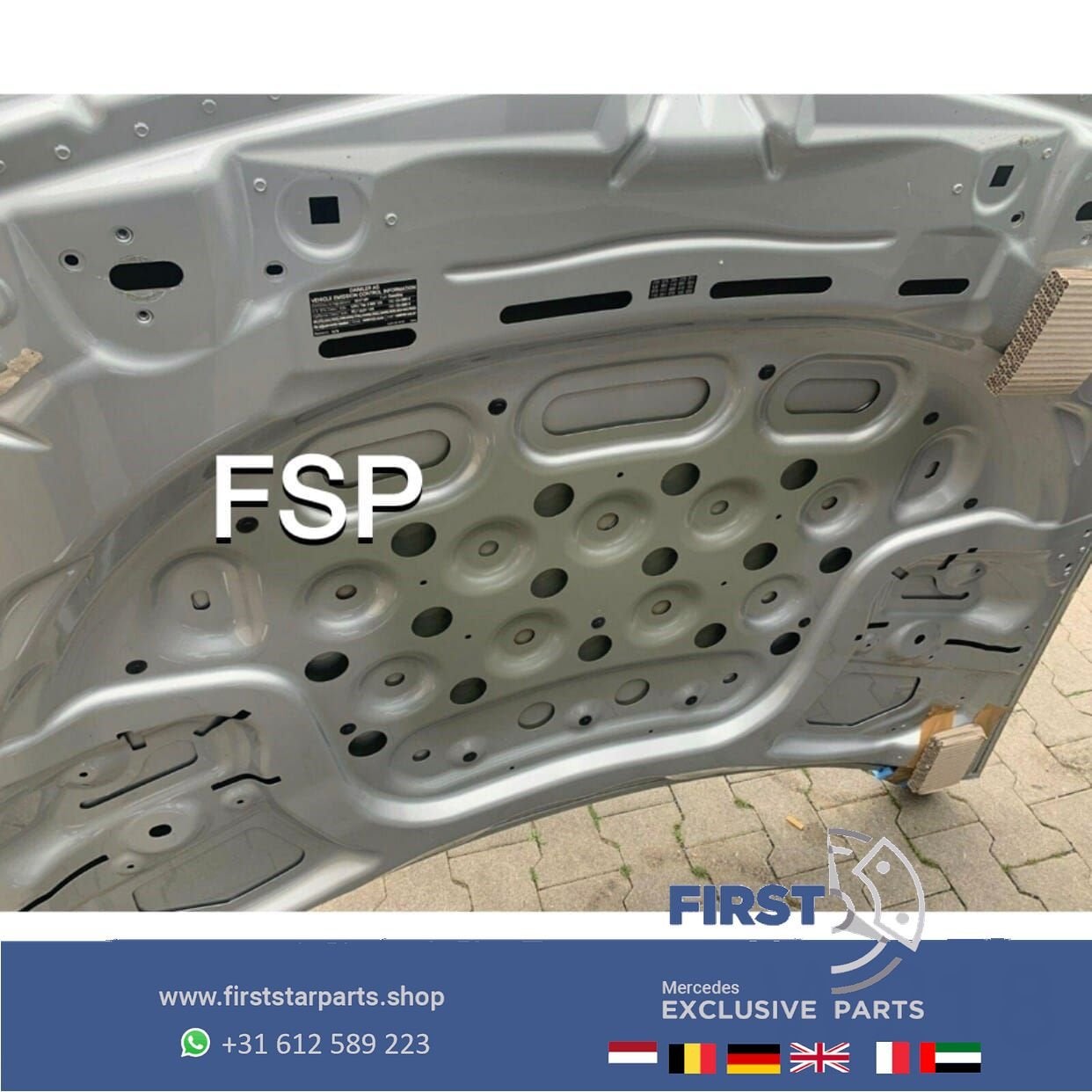 W218 X218 MOTORKAP ORIGINEEL Mercedes CLS KLASSE 2011-2018 G, Auto-onderdelen, Gebruikt, -, Voor, Ophalen of Verzenden