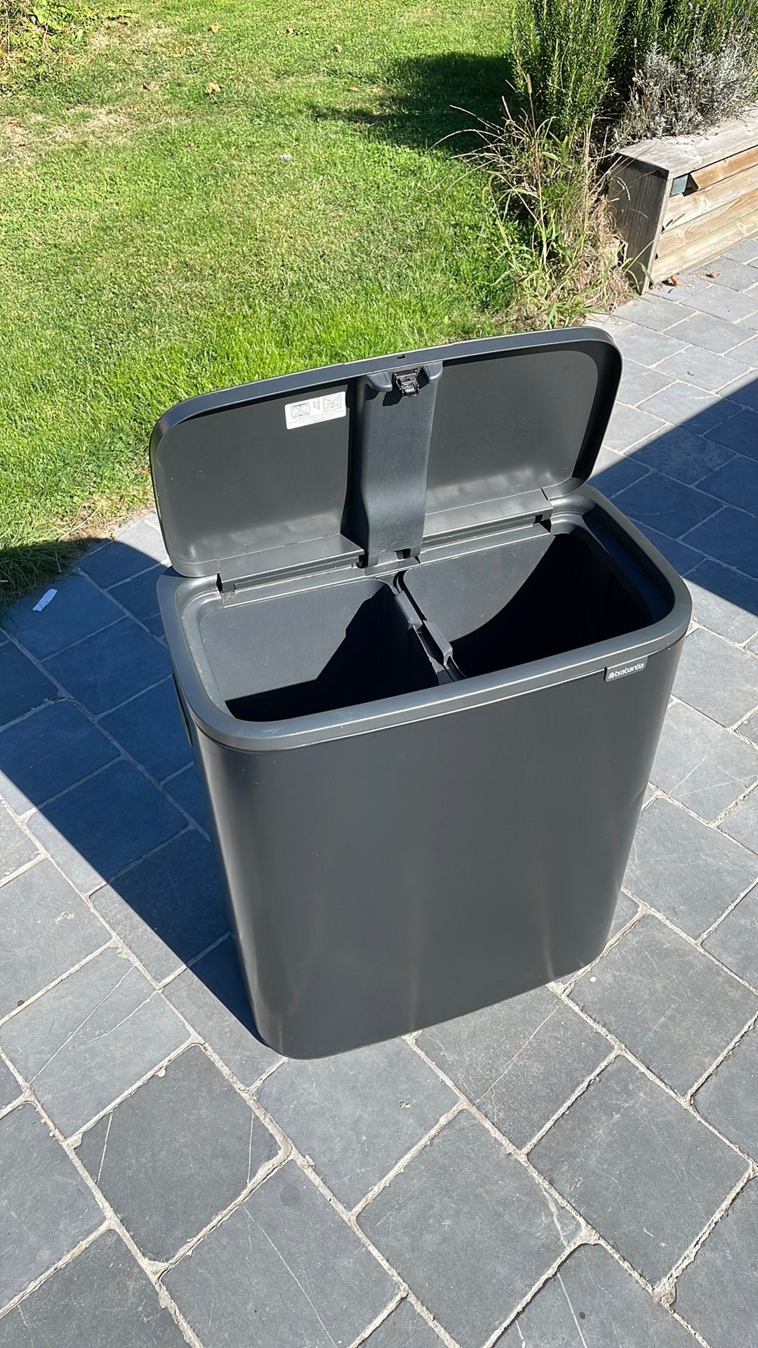 Brabantia Poubelle Bo Touch Bin 2x30l Black, 50 – 75, Comme neuf, 40 litres ou plus, Enlèvement