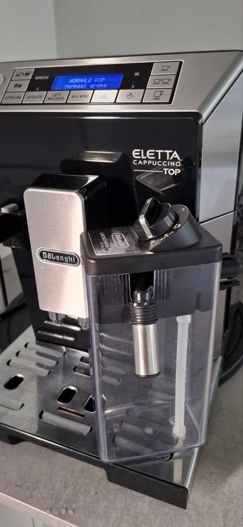 GARANTIE de la machine à café cappuccino Delonghi Eletta, Réservoir d'eau amovible, Enlèvement ou Envoi, Café en grains, Cafetière