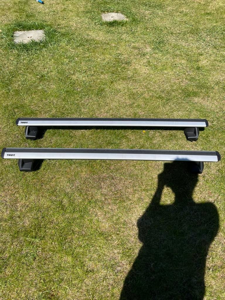 Thule wingbars + evo clamp kit, Ophalen, Zo goed als nieuw