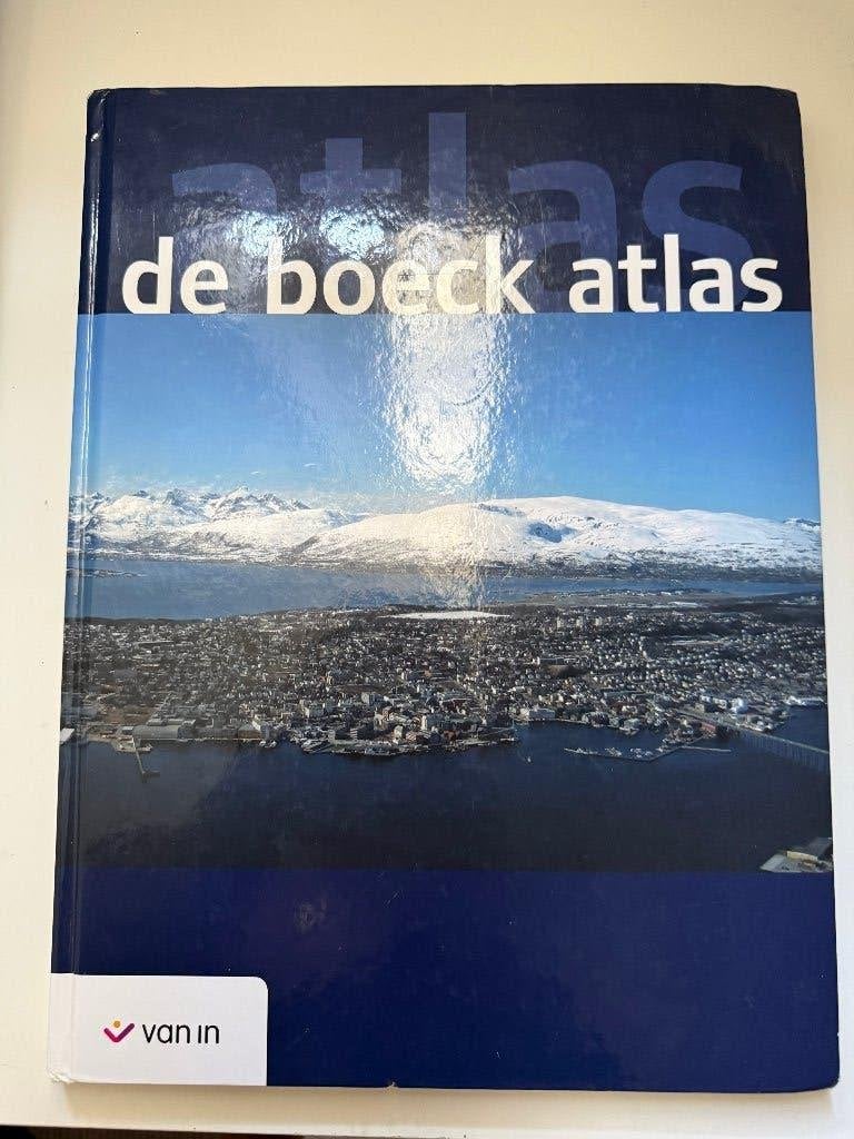 Atlas De Boeck, Boeken, Gelezen, ASO, Verzenden, Aardrijkskunde
