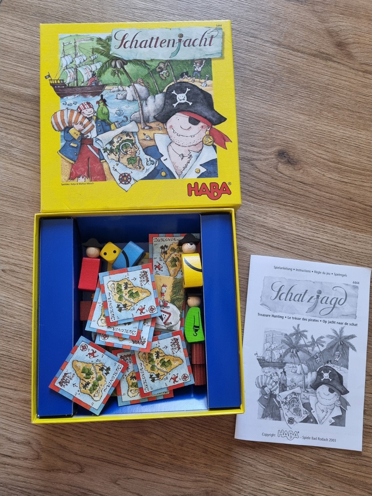 Haba spel schattenjacht, Ophalen
