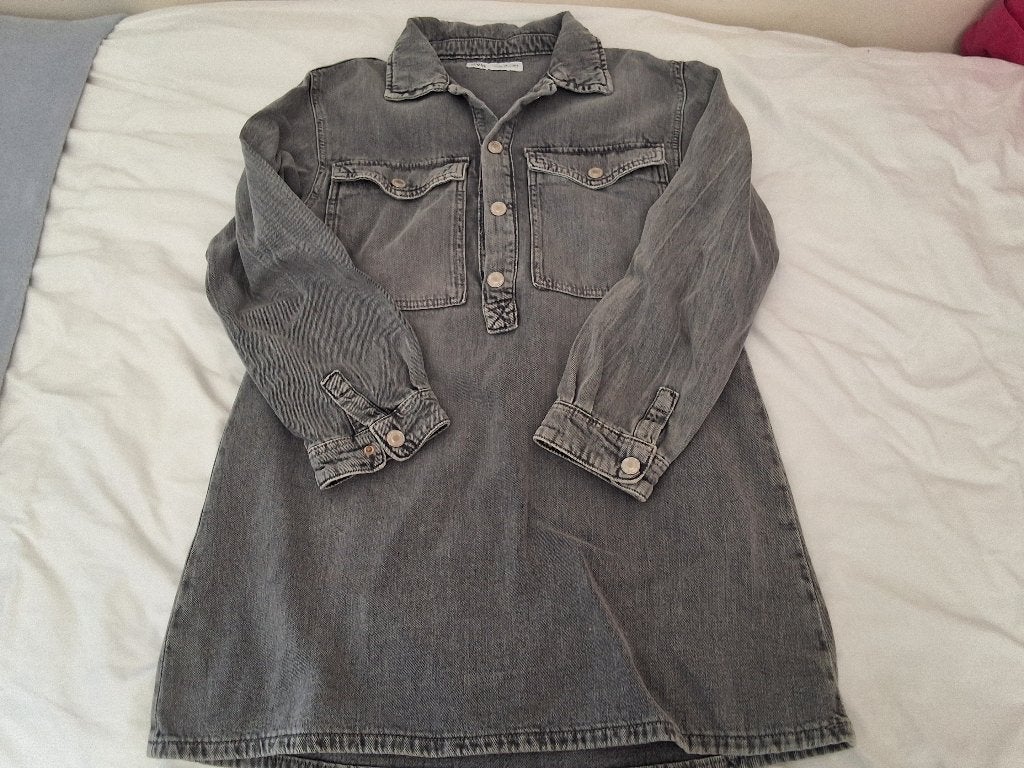 Zara Jeanskleedje 13-14j, Kinderen en Baby's, Ophalen of Verzenden, Zo goed als nieuw, Meisje