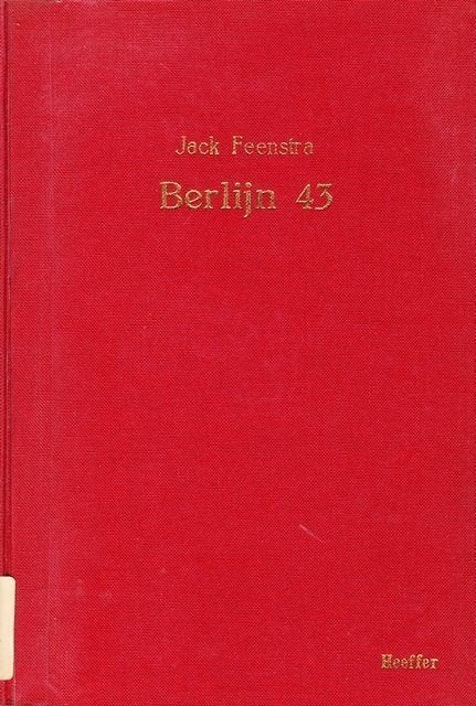 (a341) Berlijn 43, Livres, Guerre & Militaire, Utilisé, Envoi