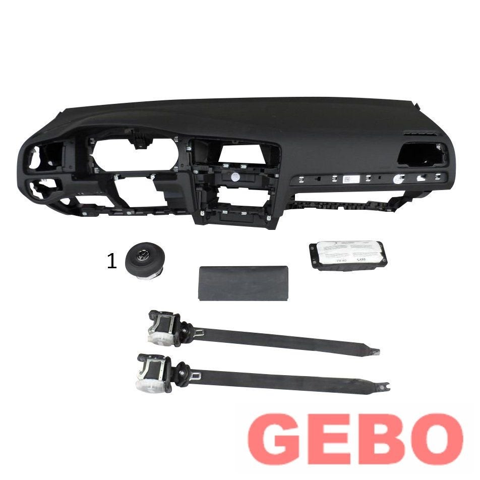 Volkswagen Golf 7 2012 T/m 2017 airbagset dashboard stuur ai, Auto-onderdelen, Gebruikt, -, Volkswagen, -