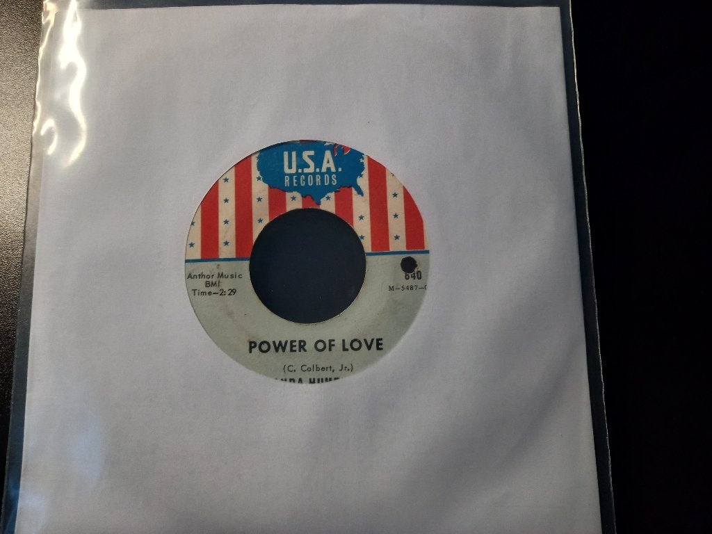 Amanda Humphrey ‎– Power Of Love " Popcorn , Northern Soul ", 7 inch, Utilisé, Housse de protection extérieure, Autres types