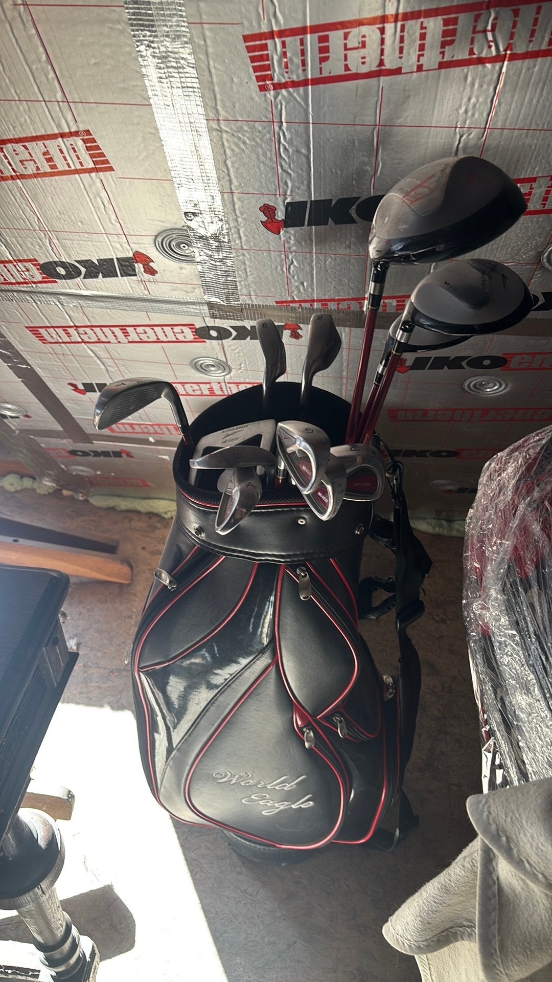 Ensemble complet de clubs de golf, Enlèvement, Set