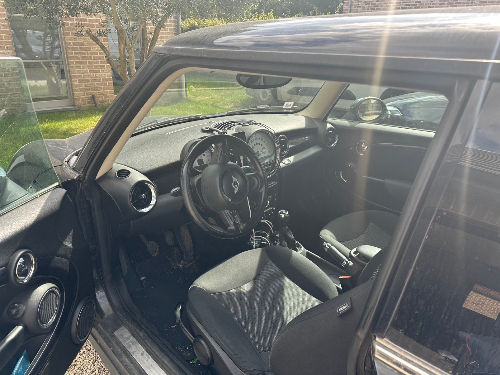 Mini one voor reparatie of voor onderdelen, Auto's, Voorwielaandrijving, Euro 5, Stof, Zwart