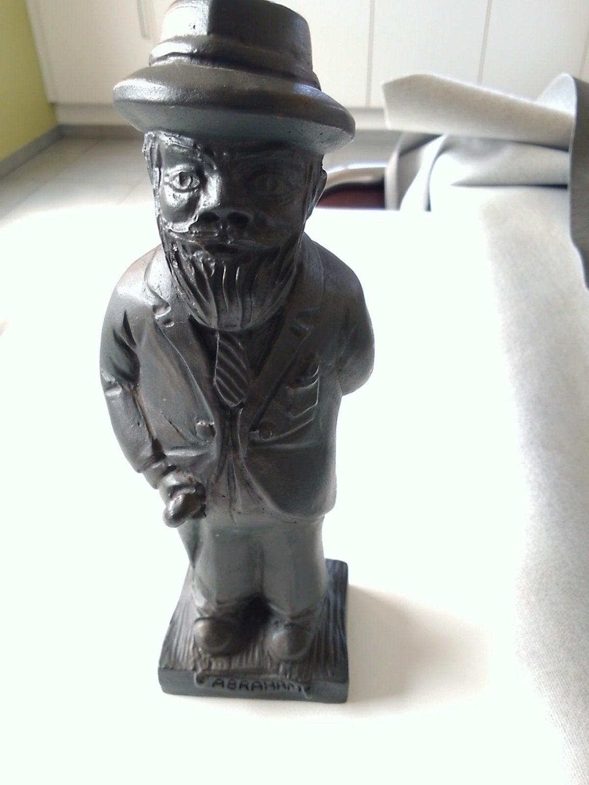 bronzen beeldje Abraham Lincoln president van Amerika gewees, Ophalen