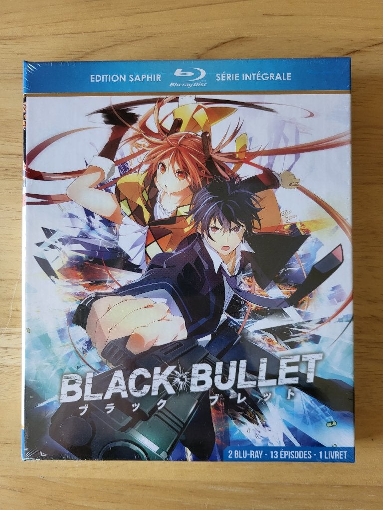 Coffret Blu-Ray intégrale Black Bullet (NEUF), CD & DVD, Série, Français, Enlèvement, Blu-ray